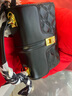 紅蜻蜓通勤女包2024新款簡(jiǎn)約大容量媽媽包斜挎包高級感單肩包時(shí)尚手提包 黑色 中包 曬單實(shí)拍圖