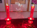 善揚電子香燭供奉燈電子蠟燭燈電蠟燭供奉家用插電式電池插電仿真蠟燭燈電香爐財神爺燈紅色供燈長(cháng)明燈家用蠟燭燈 10寸【財源廣進(jìn)】?jì)捎每?對 曬單實(shí)拍圖