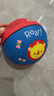 費雪（Fisher-Price）兒童玩具球17cm 小皮球拍拍球幼兒園籃球獅子藍色生日禮物禮品 曬單實(shí)拍圖
