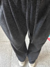 禾戀淑褲子女春秋寬松闊腿褲直筒休閑褲女褲運動(dòng)黑色長(cháng)褲山本褲小個(gè)子 軟軟糯米褲【深灰】 M 【建議80-100斤】 曬單實(shí)拍圖