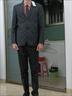 羅蒙（ROMON）西服套裝男秋冬季商務(wù)修身西裝男士正裝結婚禮服男裝 曬單實(shí)拍圖