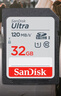 閃迪（SanDisk）32GB SD內存卡 U1 C10 至尊高速存儲卡 讀速120MB/s 全高清視頻 數碼相機理想伴侶 曬單實(shí)拍圖