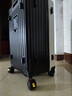 竹貂行李箱大容量28寸旅行箱30寸結實(shí)耐用密碼箱男學(xué)生拉桿箱女生皮箱 白配黑 承重五輪+防撞包角+功能杯架 26英寸 【三七開(kāi)-加深加厚】 曬單實(shí)拍圖