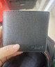 蔻馳（COACH）【品牌直供】男士短款折疊牛皮革錢(qián)包卡包黑色CR911情人節禮物 曬單實(shí)拍圖