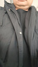 花花公子（PLAYBOY）棉服男中長(cháng)款棉衣男2025秋冬季外套男士連帽棉襖厚衣服 黑色 7XL 曬單實(shí)拍圖