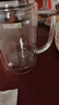 富光雙層玻璃杯支持團購定制泡茶杯辦公杯帶把 大容量男女水杯子580ML 曬單實(shí)拍圖