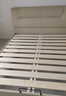 京東京造家居潮汐真皮床 頭層牛皮實(shí)木框架 主臥雙人床1.8×2米 曬單實(shí)拍圖