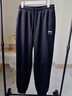 JEEP純棉運動(dòng)褲男款春秋全棉針織休閑長(cháng)褲冬季加絨加厚衛褲子男特大號 春秋款-藏藍 束口 3XL 體重150-165斤 曬單實(shí)拍圖