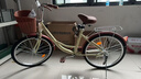 鳳凰（Phoenix）自行車(chē)成人男女式通用型城市通勤單車(chē)女芭蕾 24英寸米黃色 曬單實(shí)拍圖