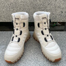 Jeep吉普加絨加厚雪地靴男女春季新款防水防寒保暖棉鞋高幫情侶棉靴男 白色 【情侶款】【標準運動(dòng)鞋碼】 41 曬單實(shí)拍圖