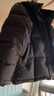 太平鳥(niǎo)女裝羽絨服收腰短款連帽冬柔軟泡芙面包服外套質(zhì)感 黑色 M 曬單實(shí)拍圖