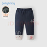 JELLYBABY【加絨立體小花褲腳兔子】冬季嬰幼褲子女童打底褲柔彈休閑褲 曬單實(shí)拍圖