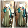 重回漢唐春辰錦原創(chuàng)唐制復原齊胸衫裙襦裙套裝披帛漢服女裝 上藍下綠齊胸套裝/現(xiàn)貨 S 155 曬單實拍圖