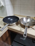雙立人（ZWILLING）不銹鋼純鈦超輕炒菜鍋不粘鍋燃氣電磁爐通用Silver Ti II  32cm 曬單實(shí)拍圖