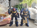 暗源JOYTOY暗源戰錘40K極限戰士 肅衛老兵五人組1:18可動(dòng)兵人模玩手辦 配備自動(dòng)爆矢步槍的肅衛老兵 曬單實(shí)拍圖