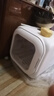京貓寵物烘干箱貓咪自動(dòng)吹干機家用洗澡神器吹毛烘干神器狗狗吹風(fēng)吹水 方糖Plus【60L/6D循環(huán)風(fēng)】標配款-白色 曬單實(shí)拍圖