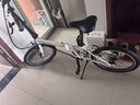 大行（DAHON）青春版P8折疊自行車(chē)20寸8速成人超輕男女式單車(chē)KAC081 亮面白 曬單實(shí)拍圖