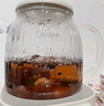 美的（Midea）0膠水全玻璃全自動(dòng)養生壺 1.2L大容量辦公室多功能茶漏煮茶壺 燒水壺24h恒溫可煮小米年貨 1.2L 0膠水全玻璃帶濾網(wǎng)MK-YS12B102 曬單實(shí)拍圖
