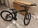EROADE伊諾德雙減震山地車(chē)男越野油碟自行車(chē)折疊車(chē)成人輕便攜單車(chē)鋁合金 軍綠【可折疊】經(jīng)典款-全鋁合金 26寸24速-適合身高:165-190CM 曬單實(shí)拍圖