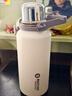 富光拾喜（FUGURNG BESTJOY）保溫杯保冷壺316不銹鋼大容量水杯男女士便攜提手杯子白色1500ml 曬單實(shí)拍圖