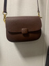 澳迪佳女神節禮物老婆馬鞍包包女款2026年女包豆腐包通勤單肩真皮斜挎包 咖啡色【送女友老婆女生新年禮物走心】 曬單實(shí)拍圖