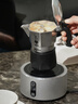 SWAG GOAT搖擺羊 摩卡壺電陶爐 迷你煮咖啡加熱爐保溫定時(shí)適配比樂(lè )蒂咖啡壺 雅致銀 曬單實(shí)拍圖