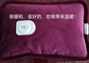 ?國標防爆?充電熱水袋熱敷痛經(jīng)防爆暖水袋暖手袋暖寶寶經(jīng)典款 【暖床款】酒紅色【親膚水晶絨丨氣壓防爆防干燒】 曬單實(shí)拍圖