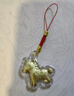 金六福吉祥財神馬上發(fā)財金色車(chē)載手機掛件鑰匙扣馬年本命飾品送新年禮物 曬單實(shí)拍圖