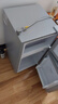 奧克斯小冰箱家用小型迷你冷藏冷凍兩用出租房宿舍用節能省電寢室辦公室電冰箱 【凈化去味】126銀色【高效保鮮 銅管速冷】22L 曬單實(shí)拍圖