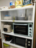帥仕（shuaishi）廚房落地多層置物架餐邊柜微波爐烤箱收納柜擱物架儲物柜廚房用品 【升級特厚】灰5層120長(cháng)42深丨高硬度實(shí)心門(mén)丨特強承重 曬單實(shí)拍圖