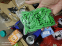 瑪仕福 塑料膨脹管 綠色膠塞飛機型膠粒墻塞錨栓螺絲管漲塞 M6（200個(gè)） 塑料膨脹管  曬單實(shí)拍圖