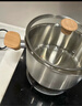 蘇泊爾（SUPOR）嬰童級316L不銹鋼湯鍋 燃氣灶電磁爐通用 加厚煮鍋煮面煮粥燉鍋 【帶蒸格】直徑 20cm 曬單實(shí)拍圖