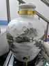 瓷小奴（CIXIAONU） 景德鎮陶瓷酒壇酒瓶酒壺密封仿古酒壇酒具釀酒罐10斤20斤50斤 30斤山水金銅龍頭 曬單實(shí)拍圖