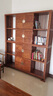 檀永林 紅木家具非洲花梨（學(xué)名：刺猬紫檀）實(shí)木書(shū)柜多寶格閣三門(mén)書(shū)柜書(shū)架博古架書(shū)櫥 175*38*206 書(shū)柜 曬單實(shí)拍圖