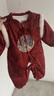 新生嬰兒加棉加厚連體衣深秋冬款長(cháng)袖國風(fēng)爬服周歲滿(mǎn)月衣服 紅色龍款加棉棉服 80cm 【7-11個(gè)月】 曬單實(shí)拍圖