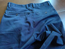 恒源祥春秋季新款男士純色寬松彈力高腰直筒牛仔褲爸爸中老年休閑長(cháng)褲子 曬單實(shí)拍圖