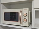 格蘭仕（Galanz）小餅干復古微波爐Y0-HP3S2家用小型20升轉盤(pán)機械式旋鈕新款 Y0復古高顏值微波爐 曬單實(shí)拍圖