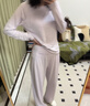 亞朵星球深睡睡衣女士家居服睡衣睡褲套裝秋冬季莫代爾柔軟保暖高端送禮 輕羽粉 M 曬單實(shí)拍圖