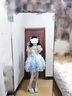 唐努烏現貨【天鵝絨】lolita套裝春款小清新禮服哥特風(fēng)公主裙洛麗塔 【天鵝絨】單裙子+飛機盒 M 【90-115斤】 曬單實(shí)拍圖