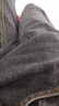 森馬（Semir）牛仔褲男士春季直筒長(cháng)褲竹節肌理輕復古做舊褲子103125124106A 曬單實(shí)拍圖