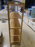 唯良楠竹鞋架門(mén)口多層鞋架子家用簡(jiǎn)易鞋架宿舍鞋柜防塵小鞋架置物架 原木色【5層長(cháng)80cm】 曬單實(shí)拍圖