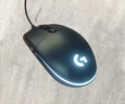 羅技（G）G102第二代電競游戲鼠標 RGB流光燈效 有線(xiàn)鼠標 游戲級8000DPI傳感器指數 黑色 曬單實(shí)拍圖