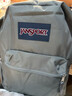 JANSPORT杰斯伯雙肩包男背書(shū)包女休閑學(xué)生校園電腦包 47LW7H6 霧灰 曬單實(shí)拍圖