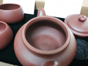 京東京造宜興紫砂壺手工【原礦紫泥】煮茶泡茶壺茶具 仿古一壺六杯套裝 曬單實(shí)拍圖
