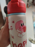 BABLOV花伴森兒童保溫杯學(xué)生上學(xué)吸管水杯女生高顏值不銹鋼便攜杯子禮物 曬單實(shí)拍圖
