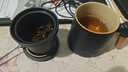 京東京造茶杯便攜式黑陶茶泡茶壺茶杯功夫茶具辦公杯隨身茶壺容量400ml 曬單實(shí)拍圖