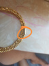 胖東來(lái)同款18k轉運珠手鏈鍍24K金色蹦迪珠彈力手鐲女金可伸縮記憶 蹦迪轉運三圈手鐲 曬單實(shí)拍圖