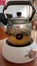 蘇泊爾電陶爐煮茶器泡茶迷你煮茶爐紅茶老白茶普洱養生茶爐圍爐煮茶旋鈕操控小型家用便攜式加熱 白色【火力可調】 曬單實(shí)拍圖