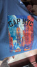蓋璞城市系列男女裝秋季款棉質(zhì)印花圖案寬松長(cháng)袖T恤788414 曬單實(shí)拍圖