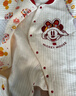 迪士尼嬰幼兒純棉爬服男童女童2026新款長(cháng)袖連體衣 開(kāi)心米奇 90cm 曬單實(shí)拍圖